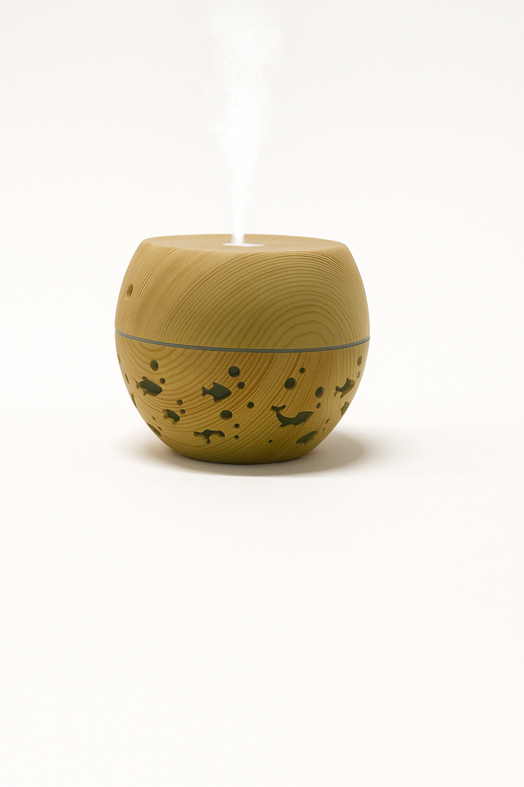 Humidificador Difusor Madera Clara