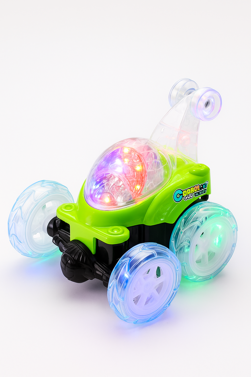 Carro Acrobático 360° con Luces LED, Música y Batería Recargable