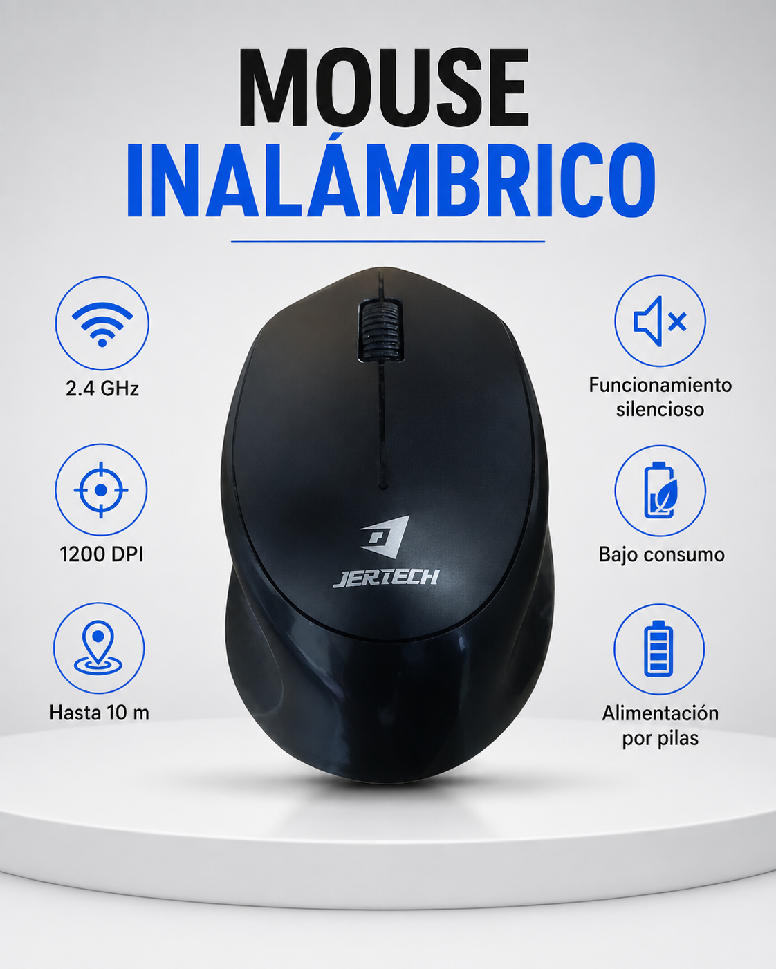 Mouse 2.4 maxima autonomía