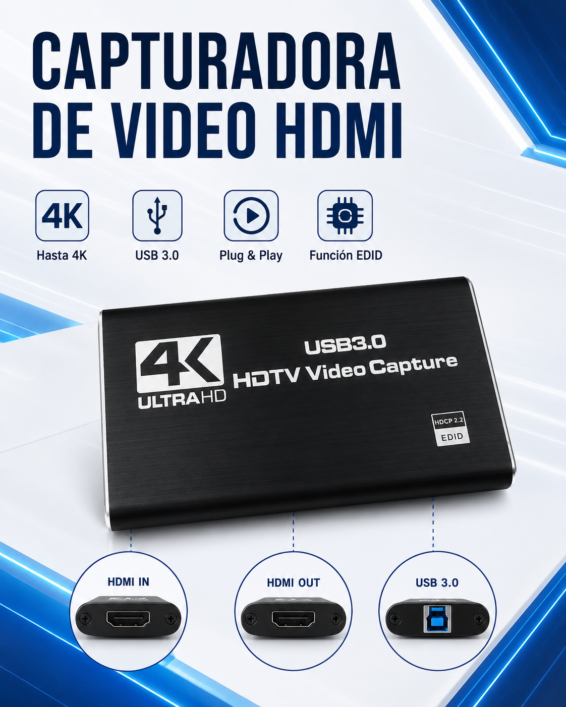 Capturadora de video 4K