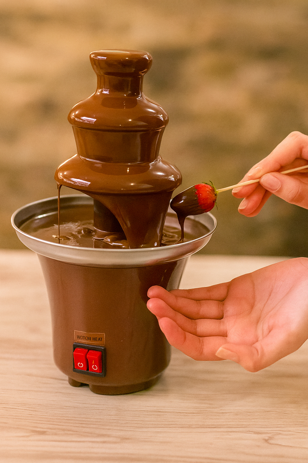 Mini fuente de chocolate