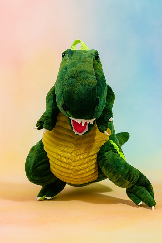 Maleta peluche dinosaurio