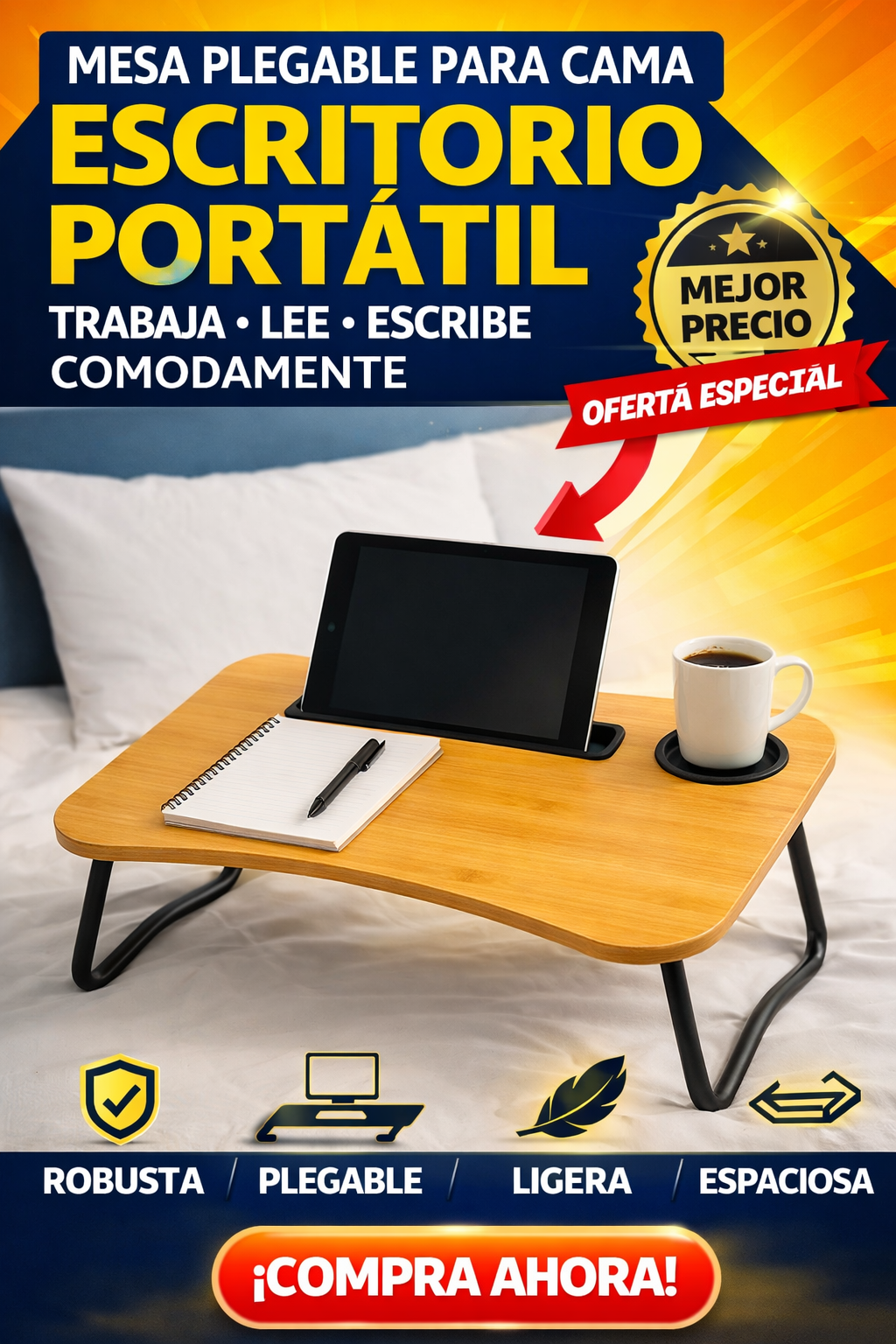 Mesa Plegable para Cámara