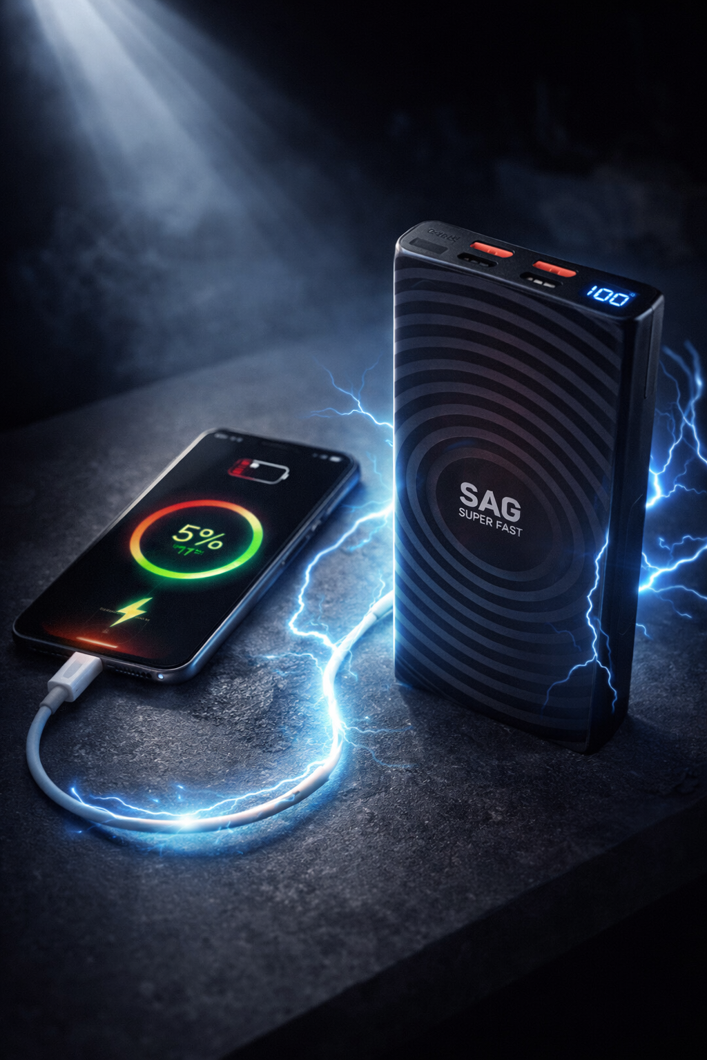 Power bank 10.000 MAH carga rapida
