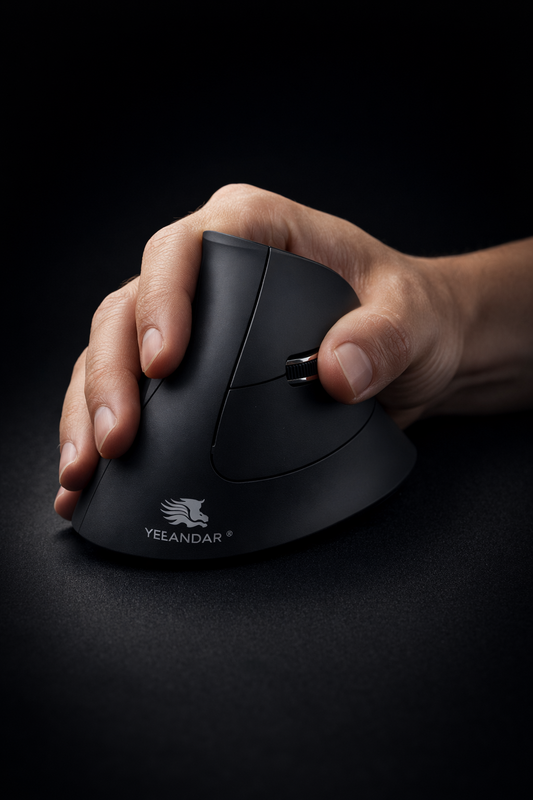 Mouse ergonómico de  de pila