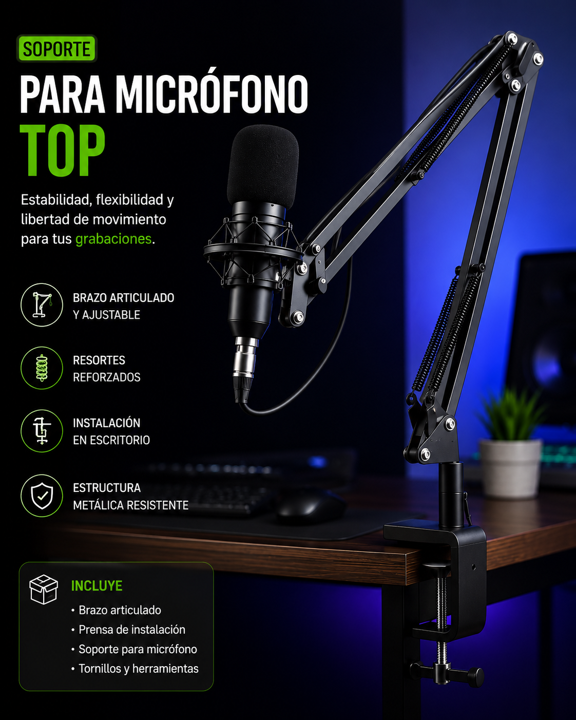 Soporte para Micrófono