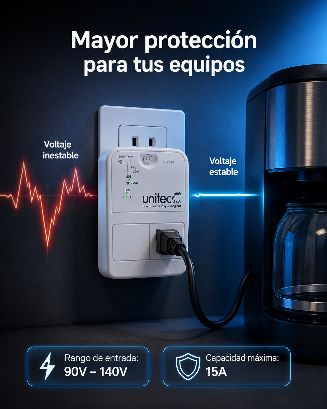 Protector de voltaje