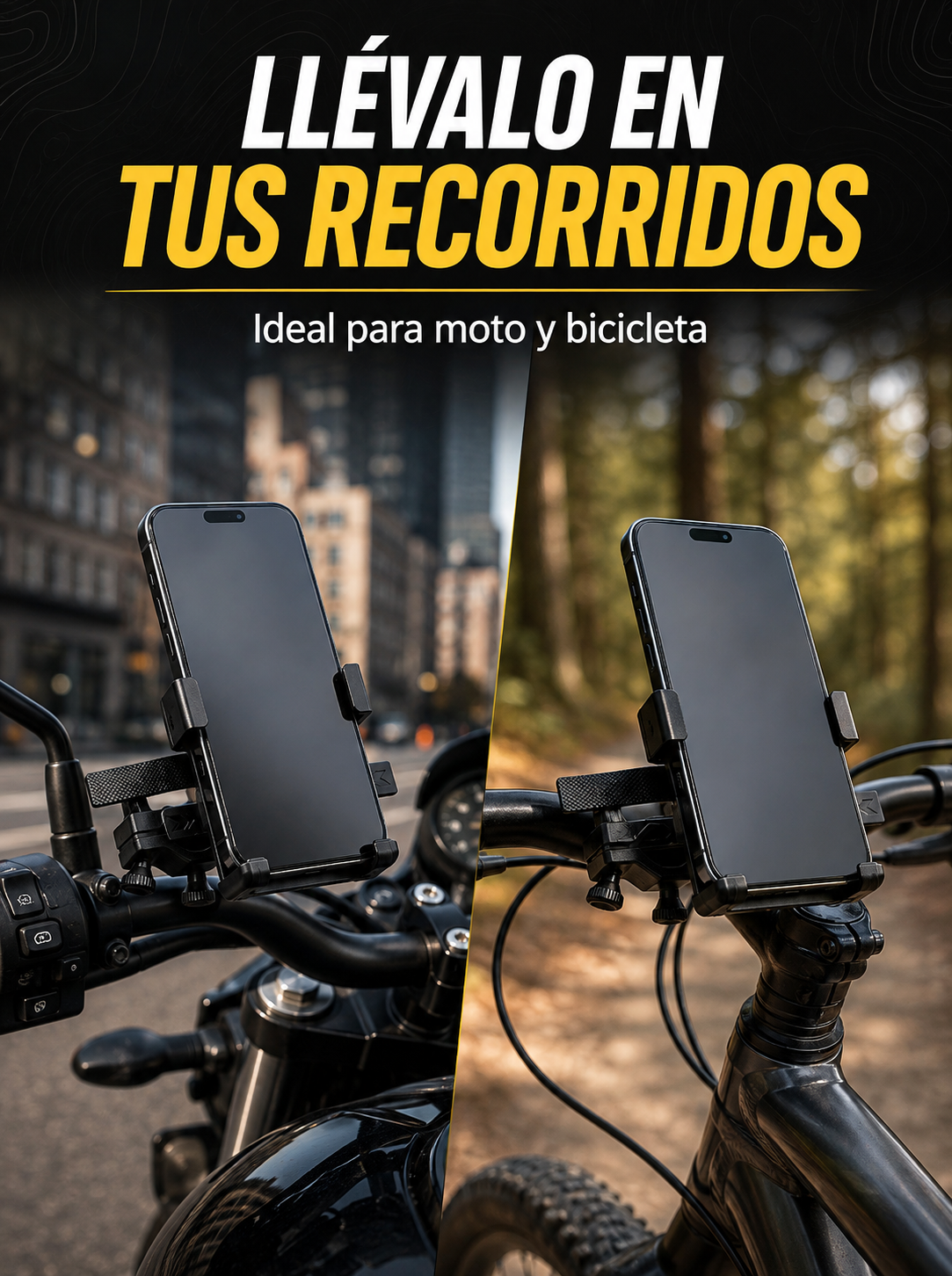 Soporte para celular Manurio y espejo