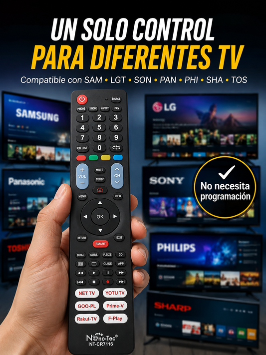 Control para televisor universal