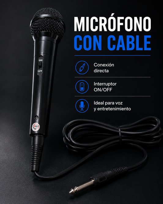 Microfono con cable