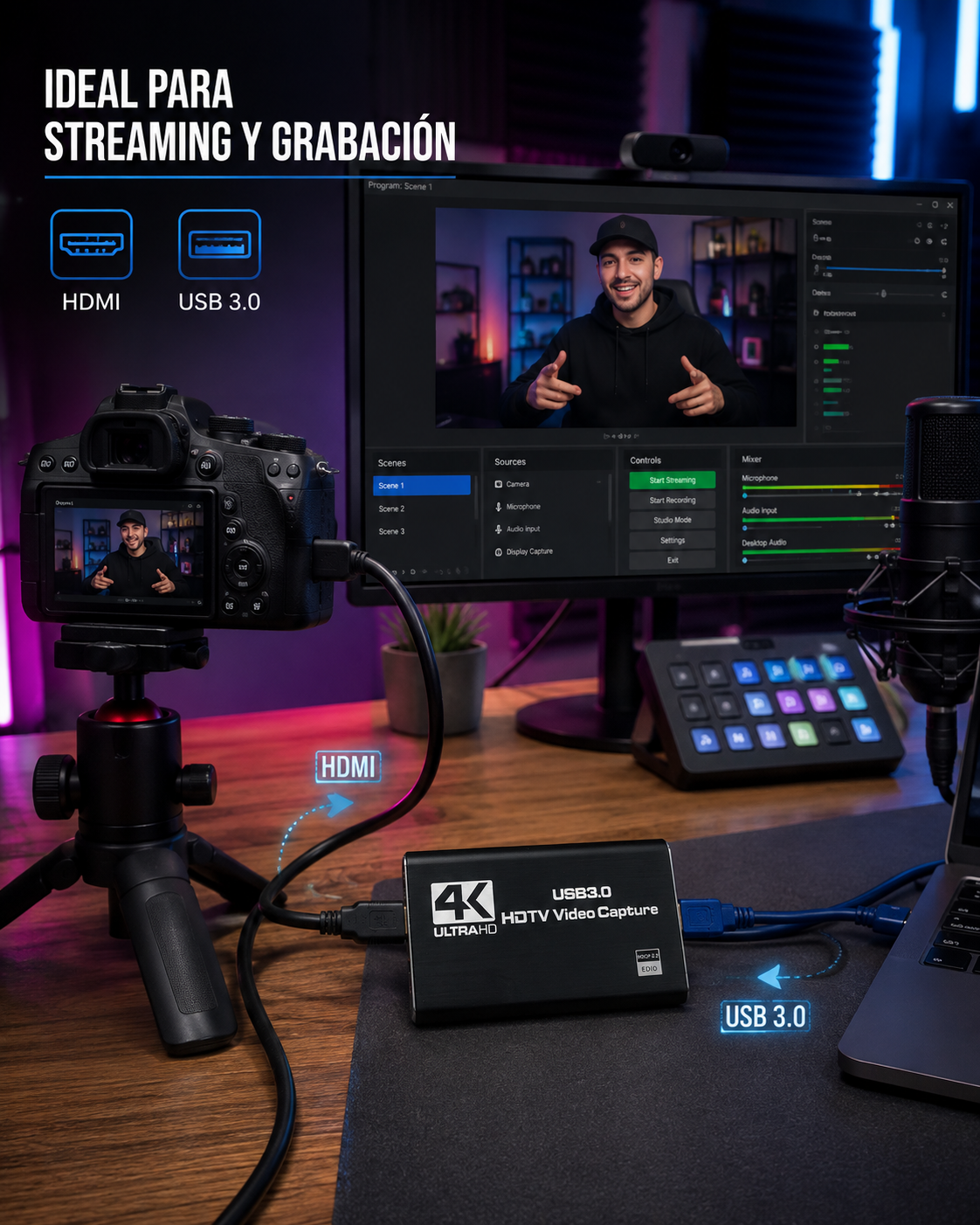 Capturadora de video 4K