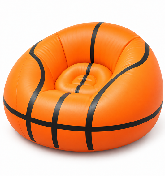 Sofa inflable estilo baloncesto