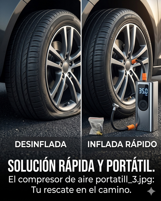 Compresor de aire portátil